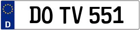 Truck License Plate